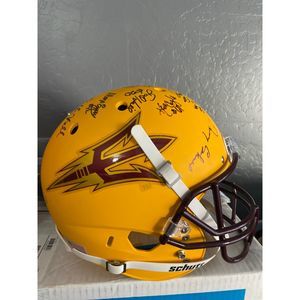 ASU Legends 1970 Undefeated Peach Bowl Champions Signed Football Helmet